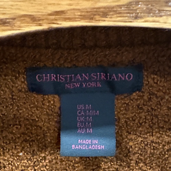 Christian Siriano Rust-Brown Knit Vest - Picture 2 of 4